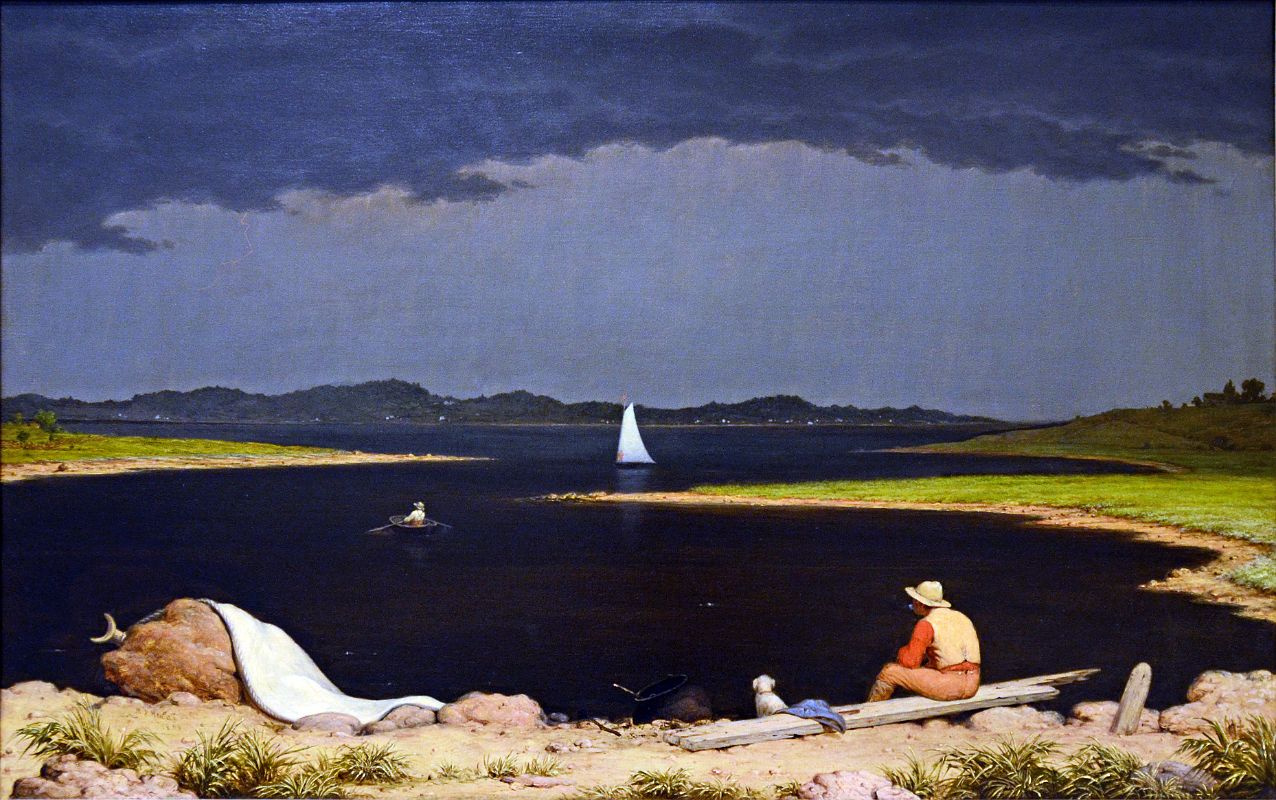 761 Approaching Thunder Storm - Martin Johnson Heade 1859 - American Wing New York Metropolitan Museum of Art